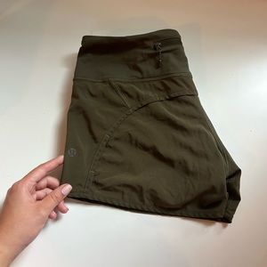 Lululemon Speed Up 4” Dark Olive